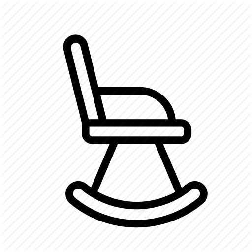 Chair, Furniture, Household, Rocker, Rocking Chair Icon
