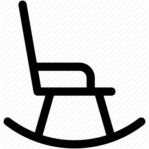 Chair, Furniture, Oak Furniture, Rocker Chair, Rocking Chair Icon