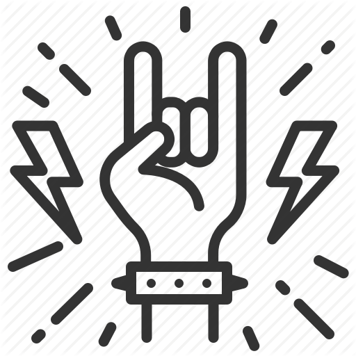 Hand, Music, Rock, Rock And Roll, Rocker, Rockstar, Sign Icon