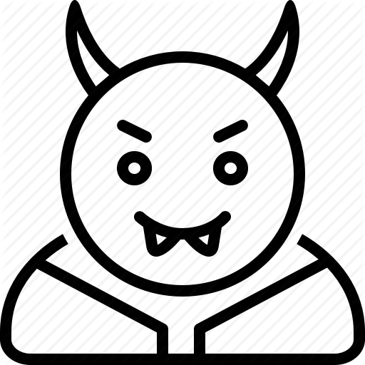 Depraved, Evil, Felonious, Malevolent, Nasty, Rogue Icon
