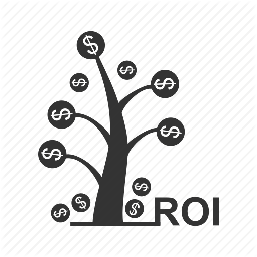 Business, Dollar, Investment, Money, On, Return, Roi Icon