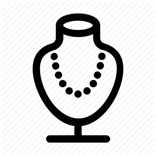 Fashion, Mannequin, Necklaces, Pearl Icon