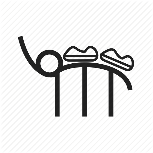 Amusement, Coaster, Fun, Park, Ride, Roller, Rollercoaster Icon