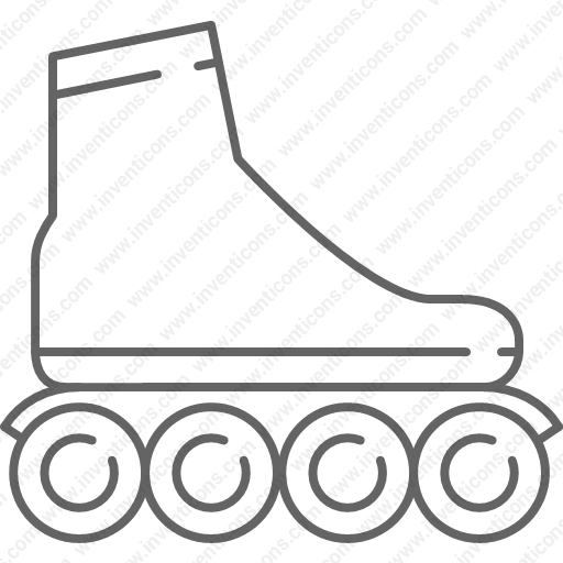 Download Roller,skate,roller,skating Icon Inventicons