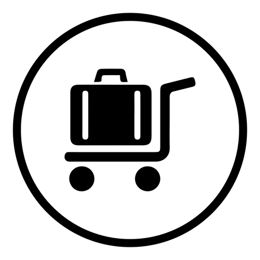 Travel Airport Round Icon