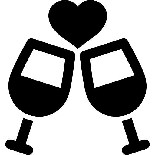 Romantic Dinner Free Vector Icons Designed