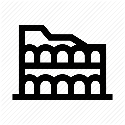 Coloseum, Place, Rome Icon