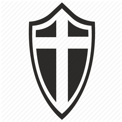 Christian, Shield, Soldier, Weapon Icon