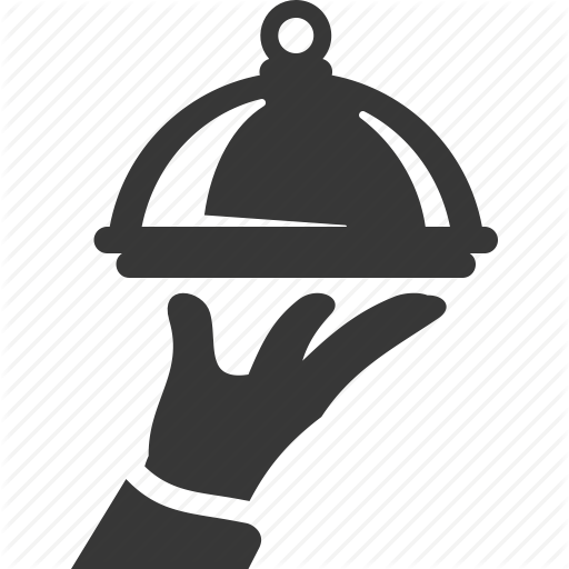 Food, Room Service, Serving Icon