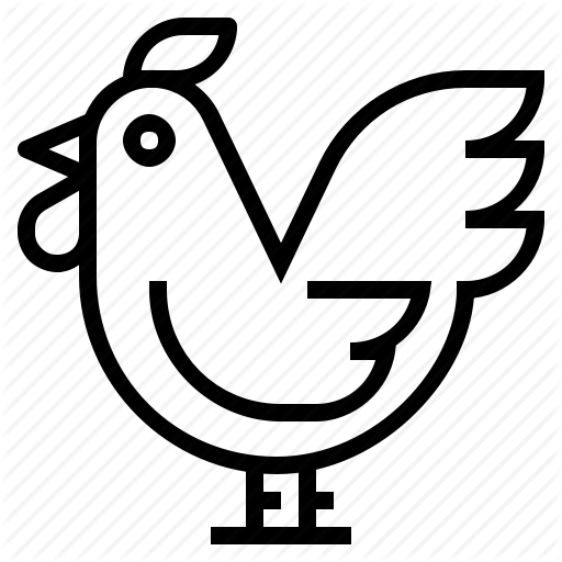 Animal, Chicken, Farm, Rooster Icon