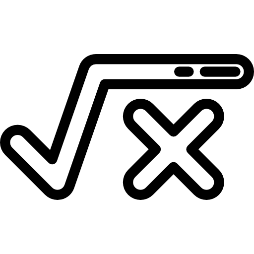 Square Root Icon