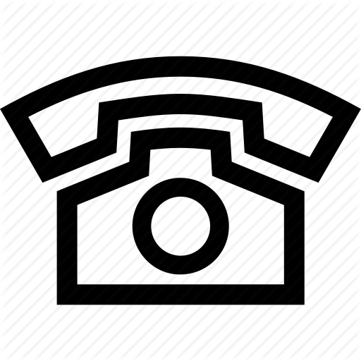 Landline, Old Phone, Phone, Rotary Icon