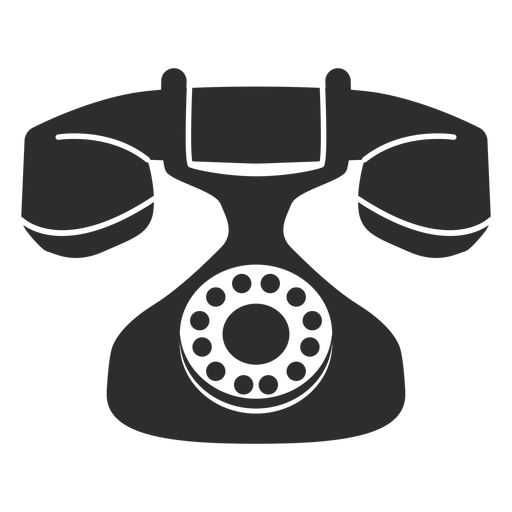 Vintage Rotary Phone Icon