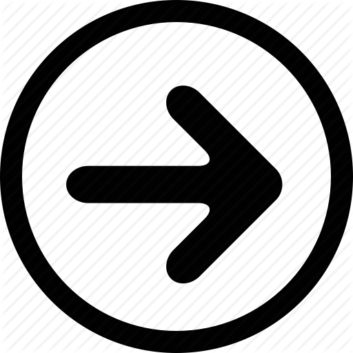 Arrow, Big, Circle Icon