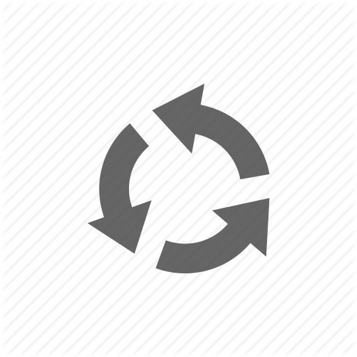 Arrow, Round, Ventilation Icon