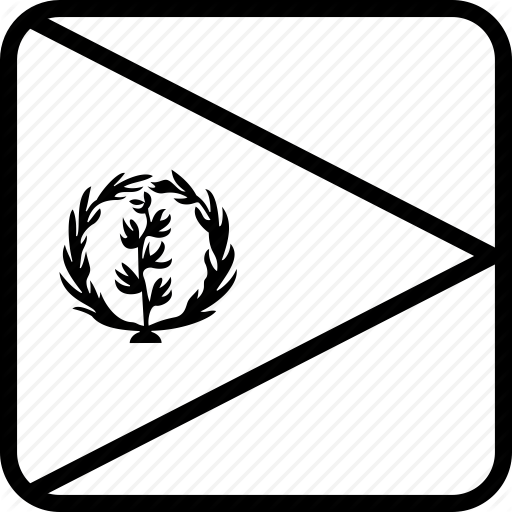 African, Country, Eritrea, Flag Icon