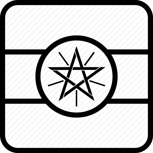 African, Country, Ethiopia, Ethiopian, Flag Icon