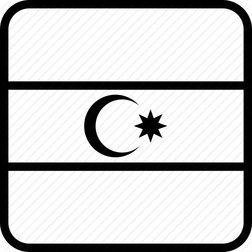 Asian, Azerbaijan, Country, Flag Icon