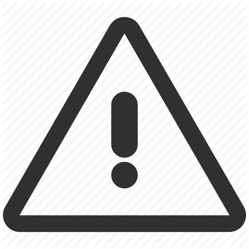 Attention, Round, Sign Icon