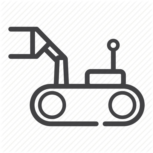 Mars Rover, Robot Icon