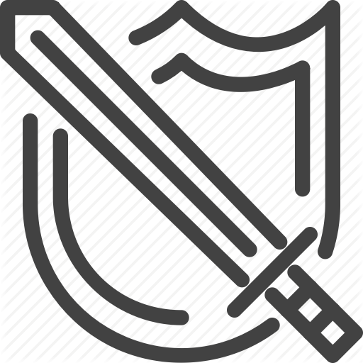 Game, Role Playing, Rpg, Shield, Sword, Video Icon