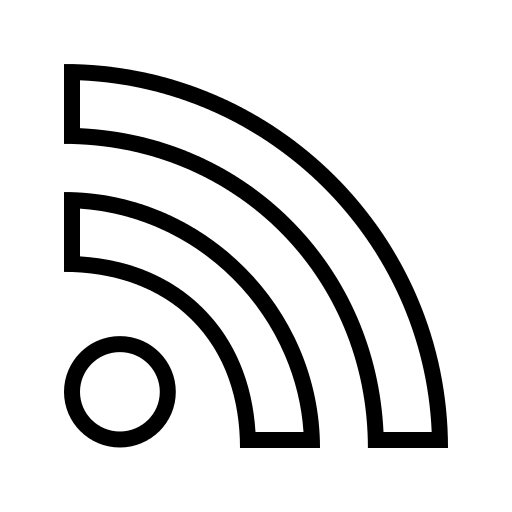 Social Rss Outline Icon Iconshow