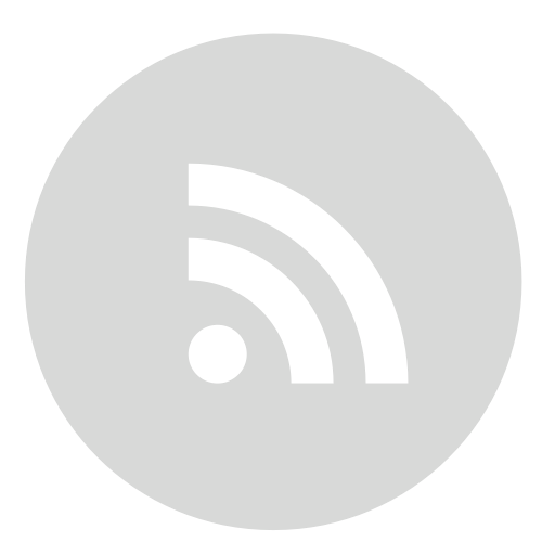 Circle, Gray, Rss Icon