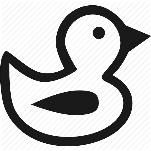 Baby, Duck, Rubber Duck, Toy Icon