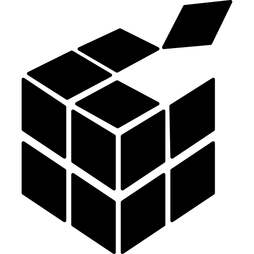 Cube Graphic Of Squares Icons Free Download