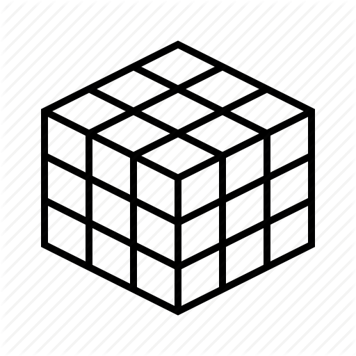 Cube, Rubik Icon