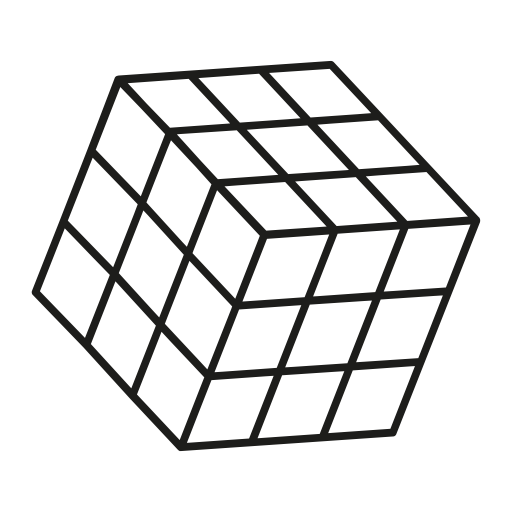 Rubik, Cube Icon