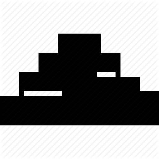 Mayan, Pyramid, Ruins Icon