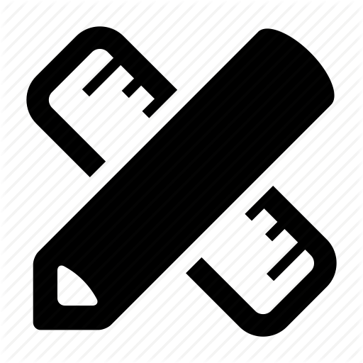 Design, Draw, Pencil, Ruler, School, Supplies, Tools Icon