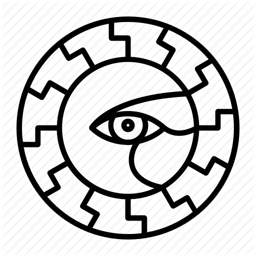 Bird, Eye, Hunter, Hunterrune, Rune, Viking Icon