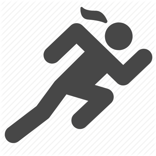 Athletics, Girl, Runner, Running, Sprint, Woman Icon
