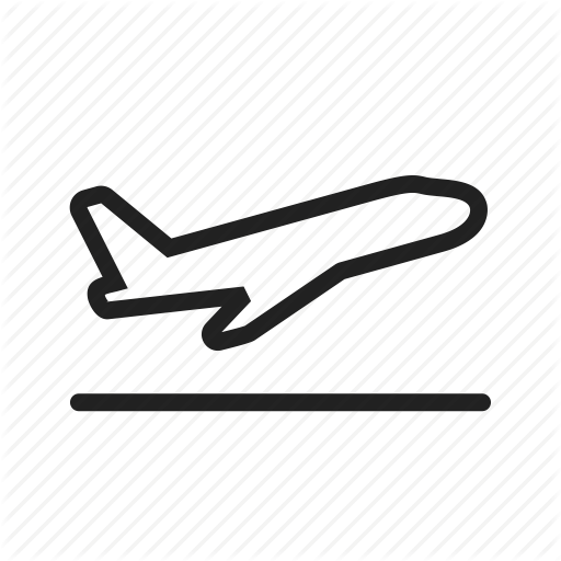 Airplane, Airport, Flight, Off, Plane, Runway, Transport Icon