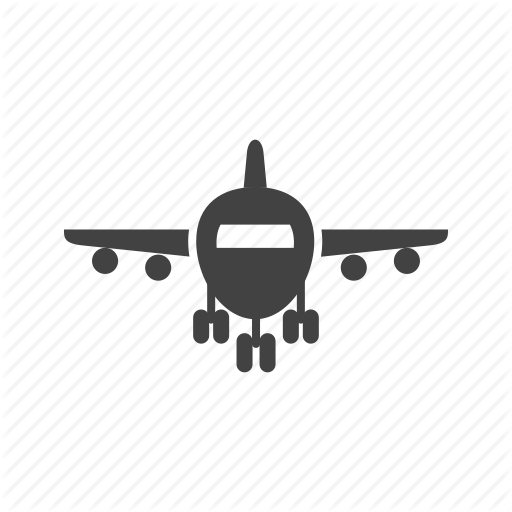 Airport, Aviation, Flight, Landing, Lights, Plane, Runway Icon