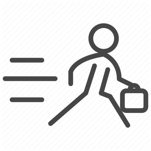 Hour, Hurry, People, Rush Icon