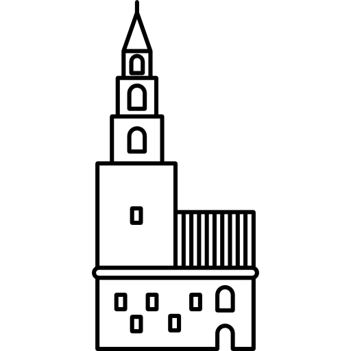 Tower Of Nevyansk In Russia Icons Free Download