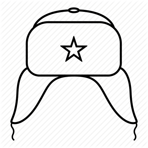 Cap, Flaps, Hat, Hat With Ear Flaps, Helmet, Russia, Russian Hat Icon