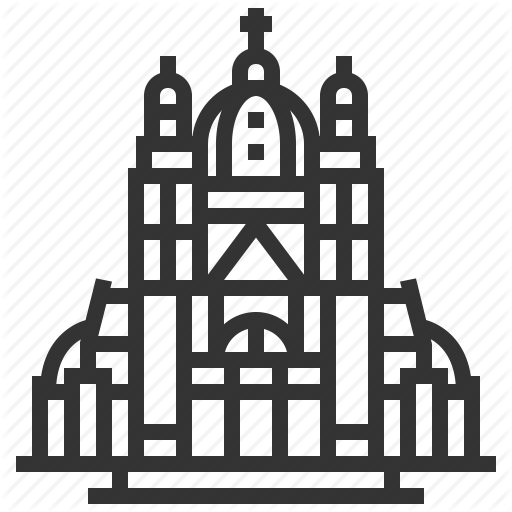 Basilica, Landmark, Sacred, Sign Icon