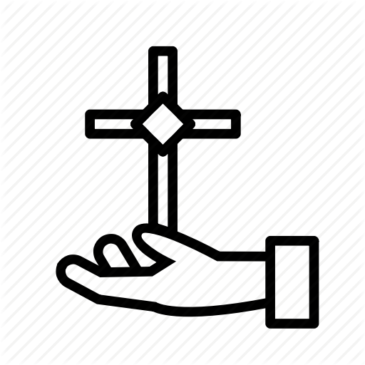 Cross, Crucifixion, Easter, Holding, Sacrifice Icon