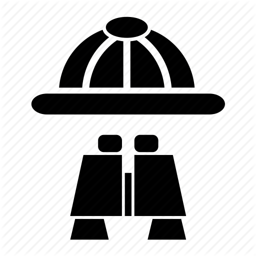 Africa, African, Binoculars, Hat, Safari Icon