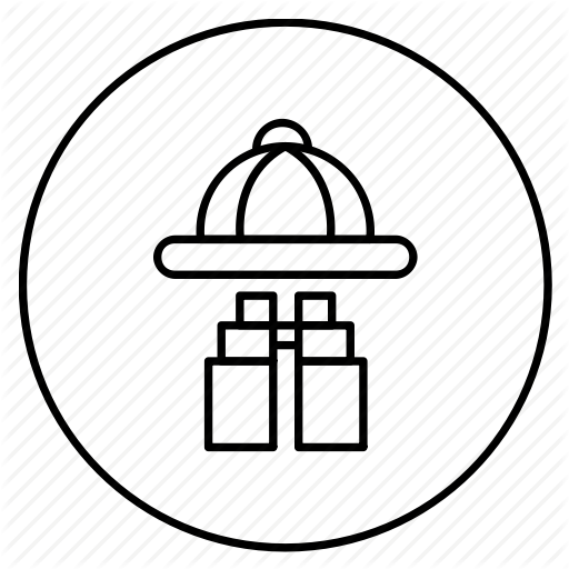 Africa, Binoculars, Hat, Safari Icon