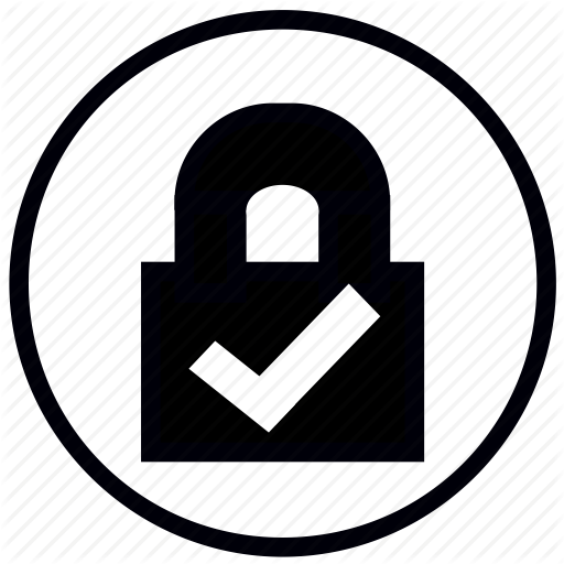 Check, Checked, Close, Lock, Right, Safety, Security Icon