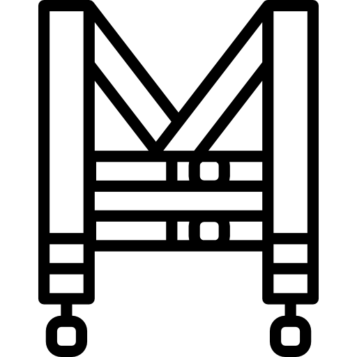 Safety Harness Vector Drawing