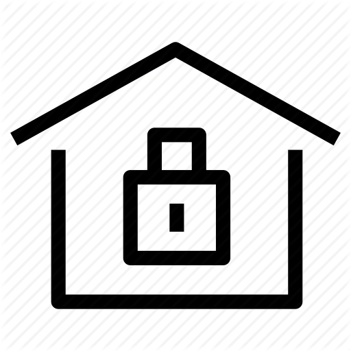 Home, House, Locked, Property, Safe, Safety, Security Icon