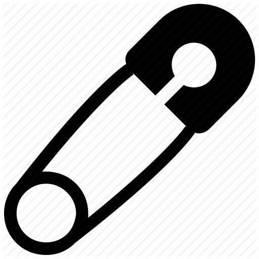 Closed Pin, Pin, Safety Pin, Safety Tool, Tool Icon