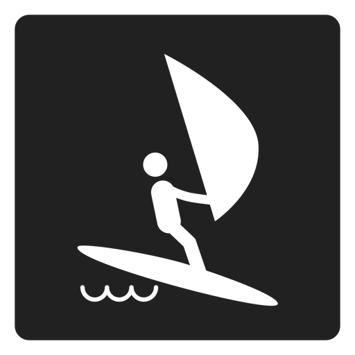 Simple Sailing Square Icon