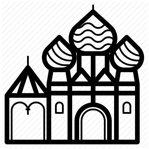 Church, Landmark, Moscow, Orthodox, Russia, Saint, Travel Icon